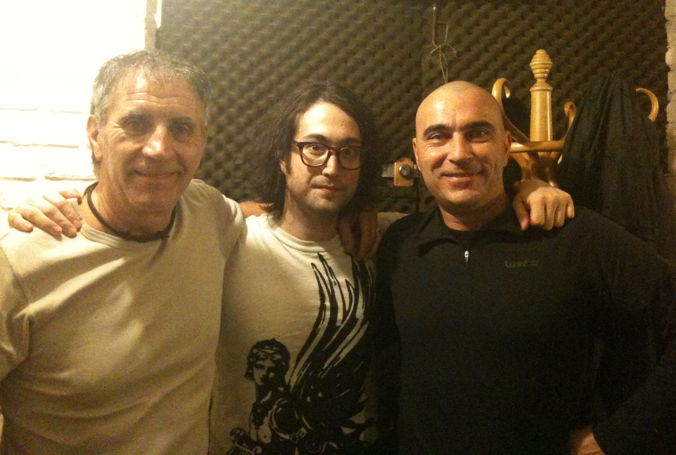 Eric Sempe with Sean Lennon & Jean-Pierre Chardiet